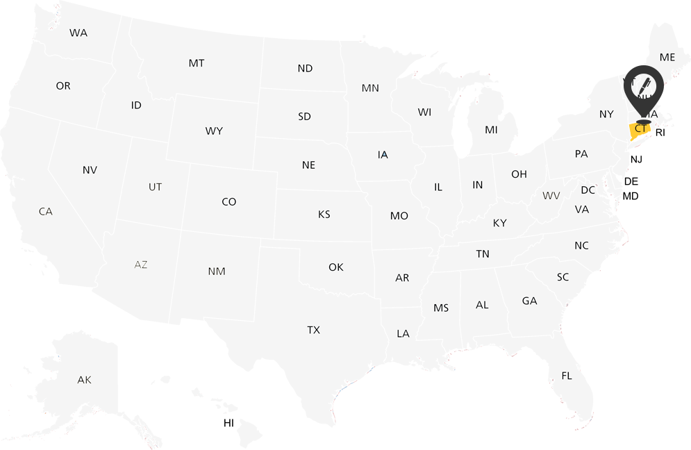 Connecticut Notary Map